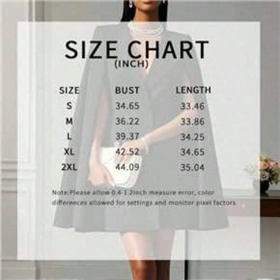 Robe Blazer Cape Élégante