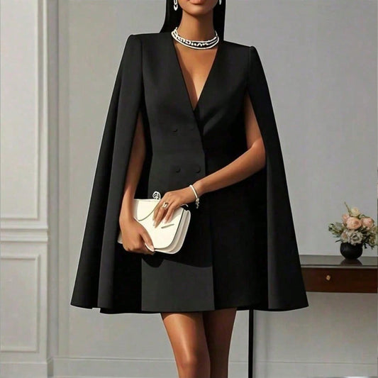 Robe Blazer Cape Élégante