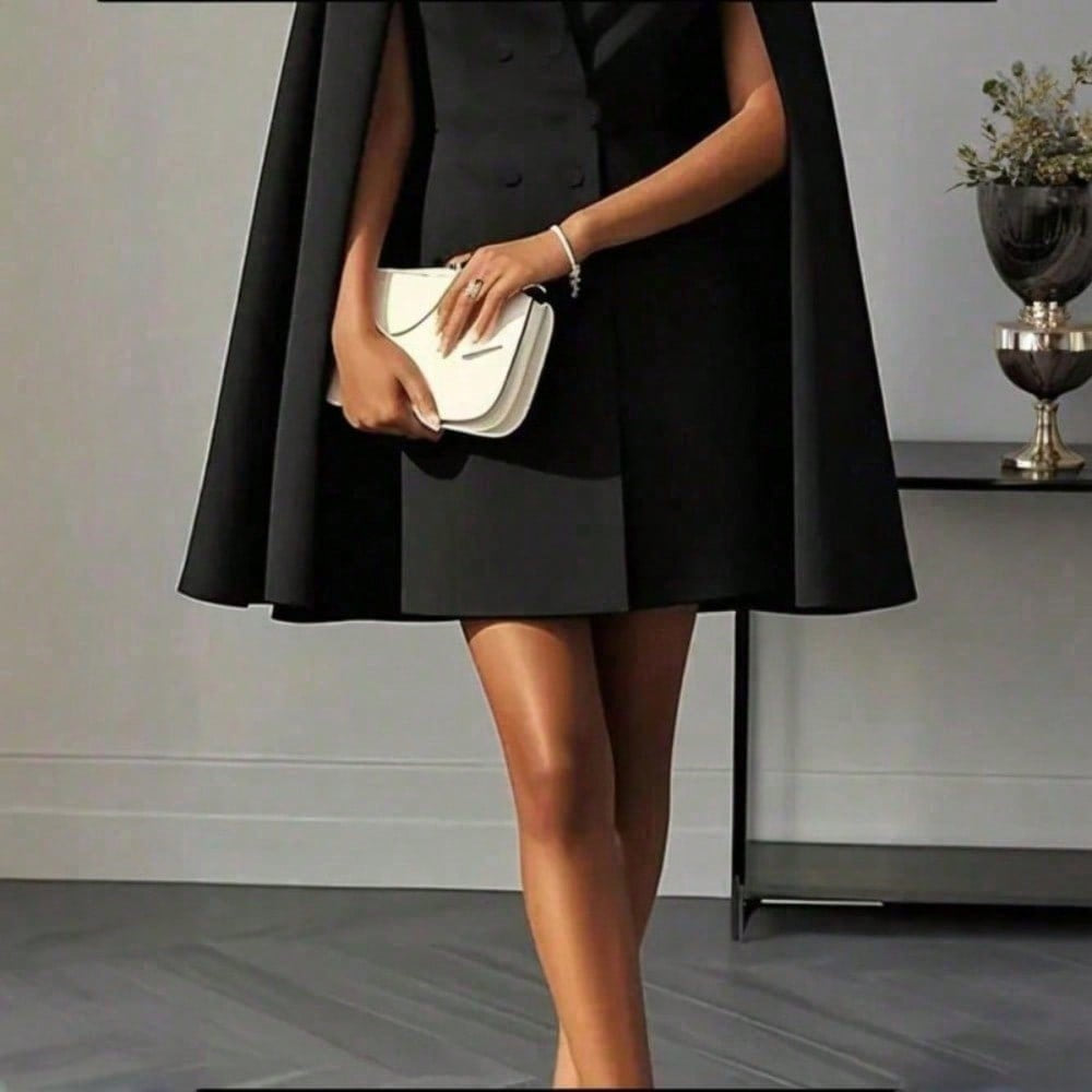 Robe Blazer Cape Élégante