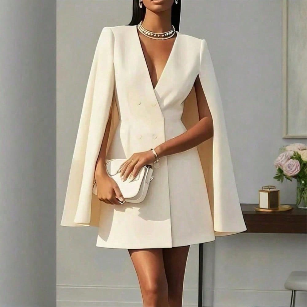 Robe Blazer Cape Élégante