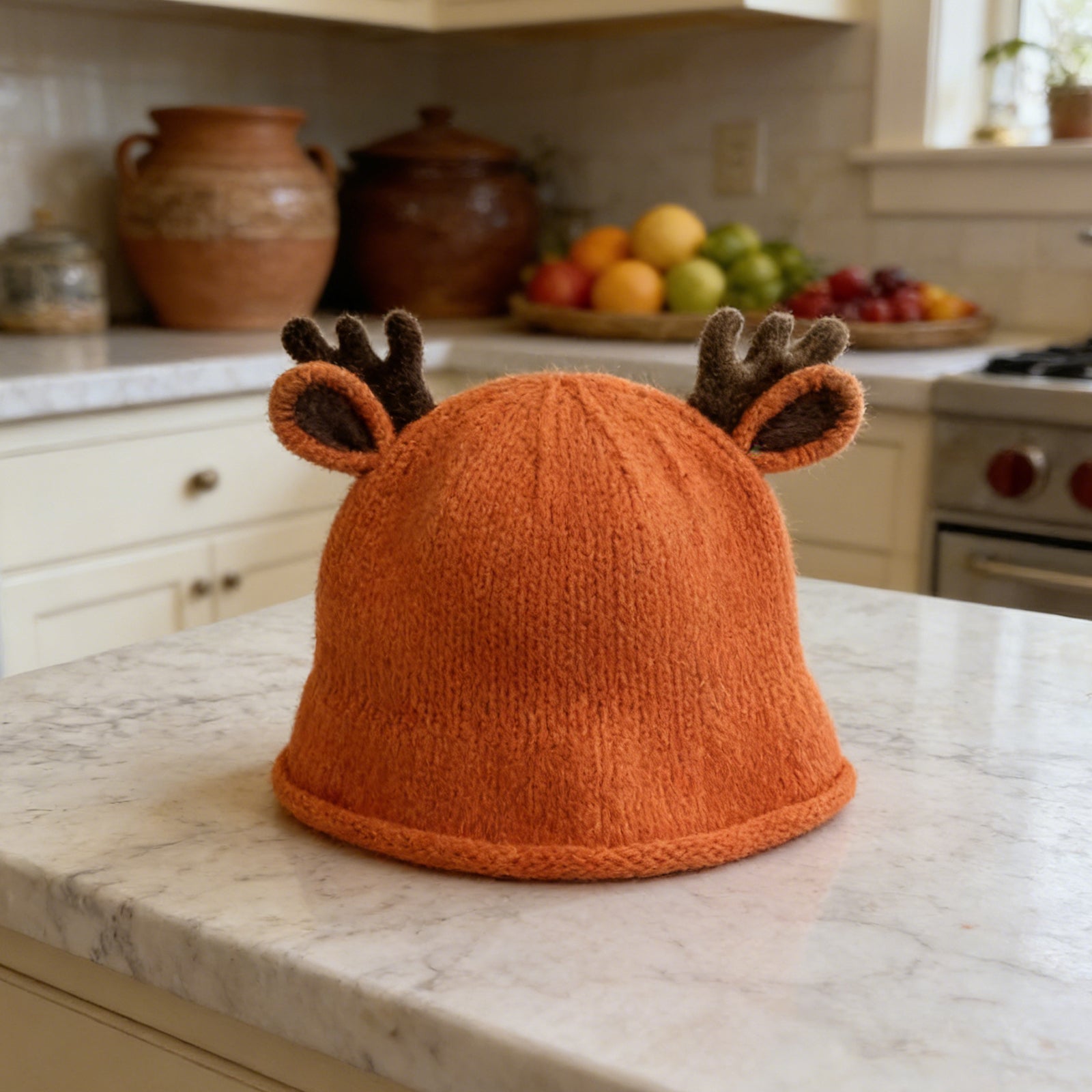 Bonnet enfant à petits bois