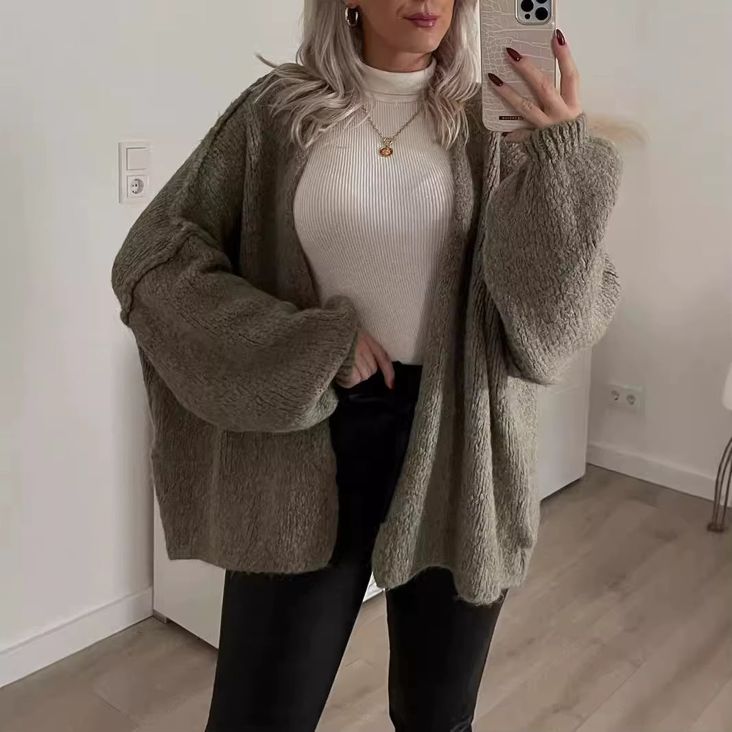 Cardigan long en maille douce Solea Mode - vue 4