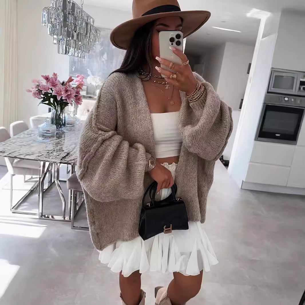 Cardigan long en maille douce Solea Mode - vue 3