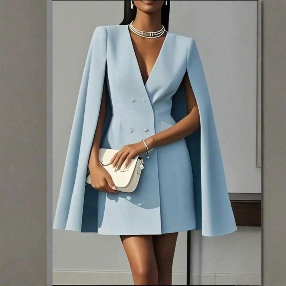 Robe Blazer Cape Élégante