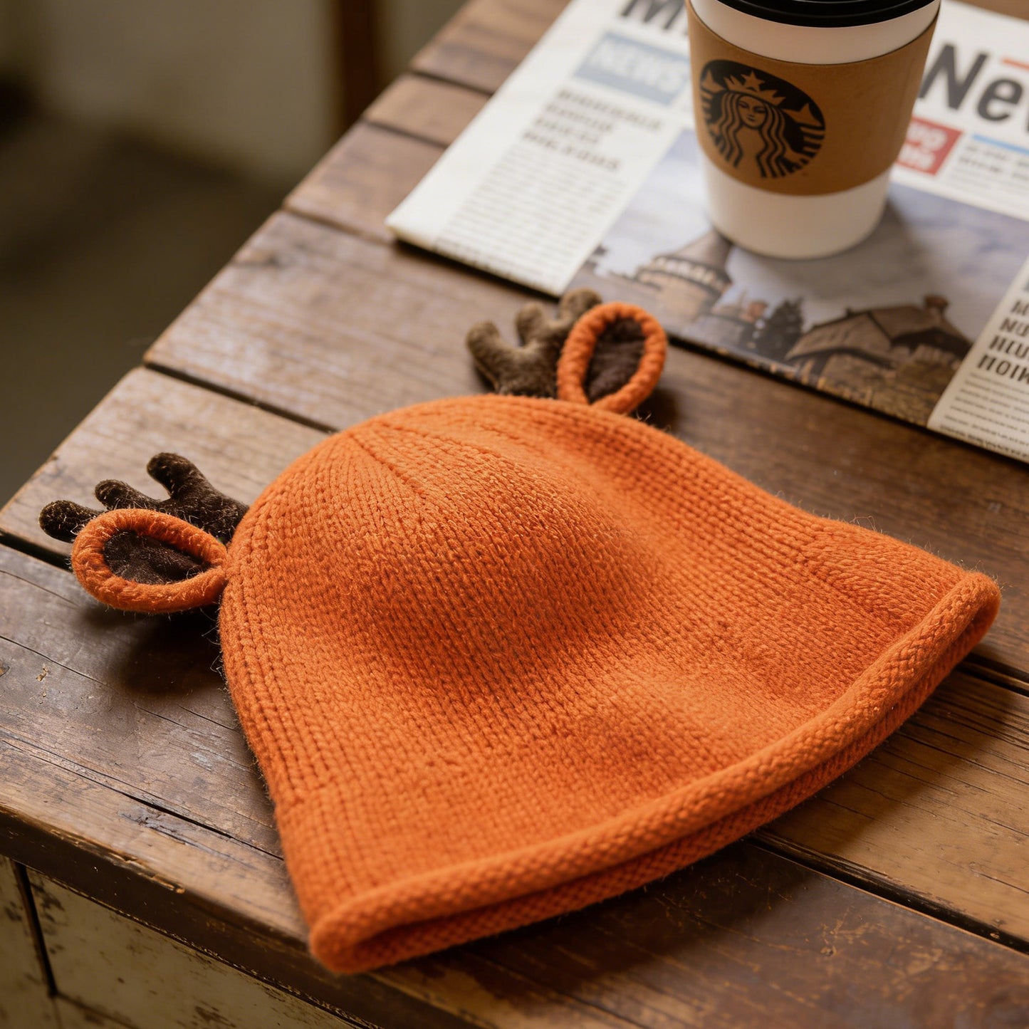 Bonnet enfant à petits bois