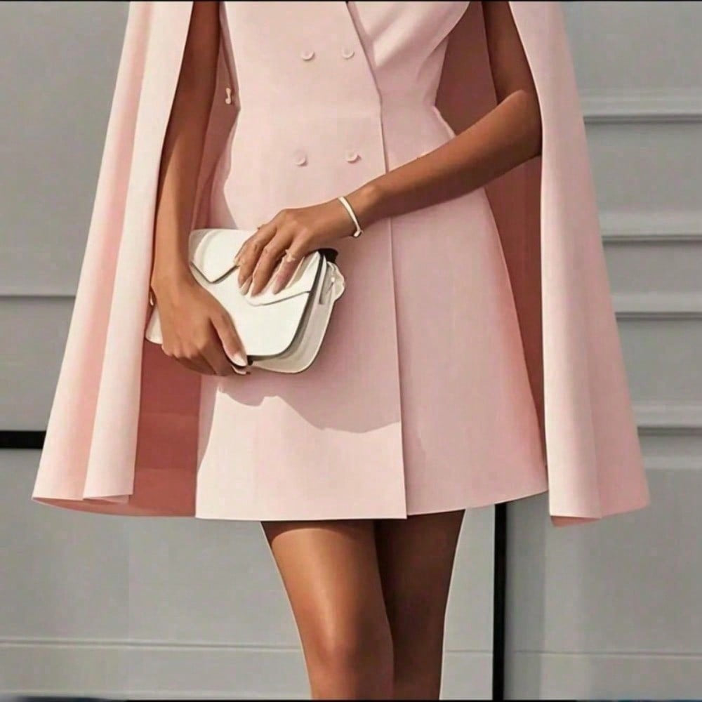 Robe Blazer Cape Élégante
