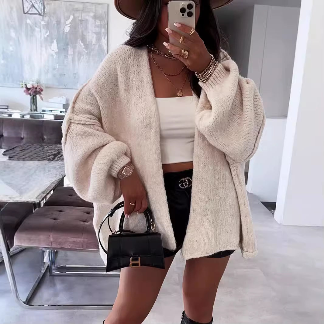 Cardigan long en maille douce Solea Mode - vue 2