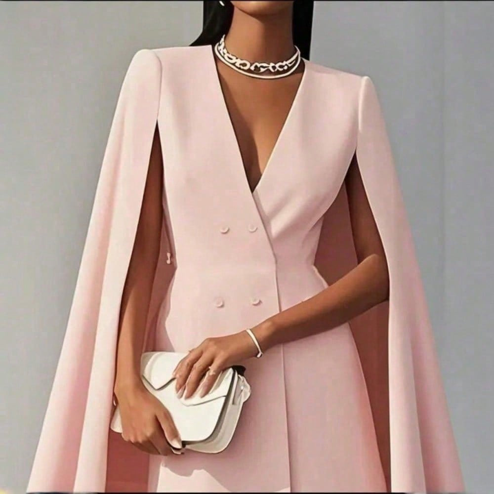 Robe Blazer Cape Élégante
