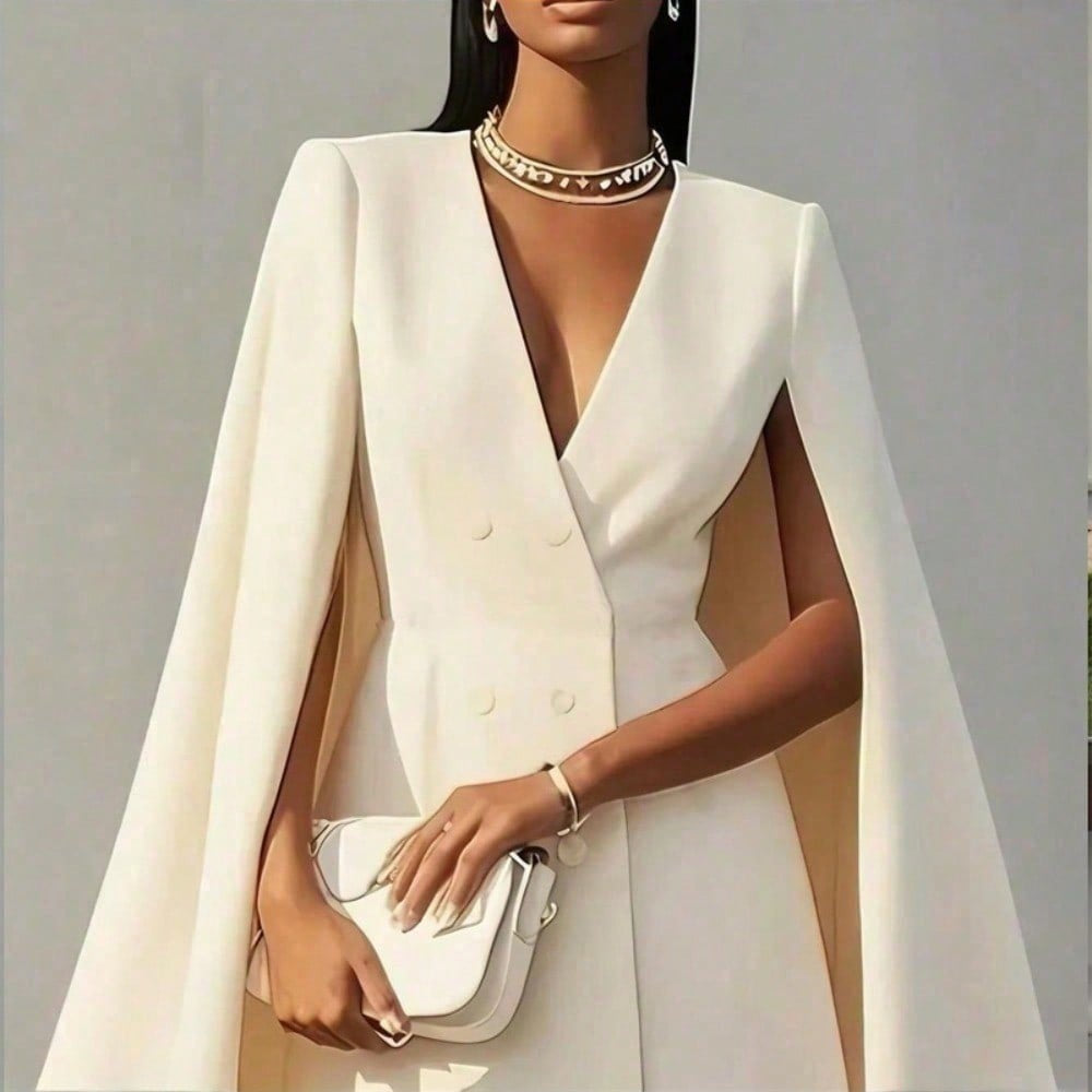 Robe Blazer Cape Élégante
