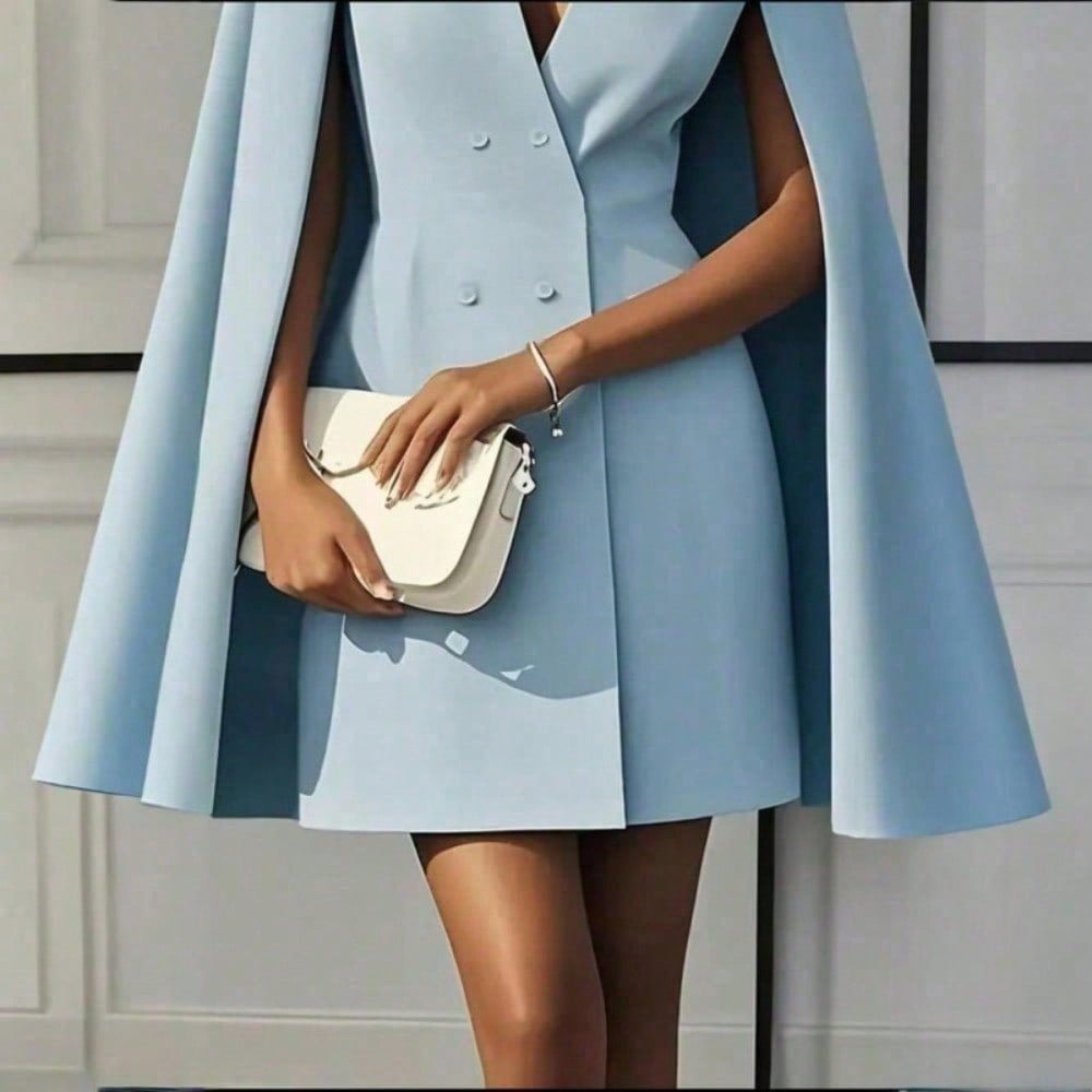 Robe Blazer Cape Élégante